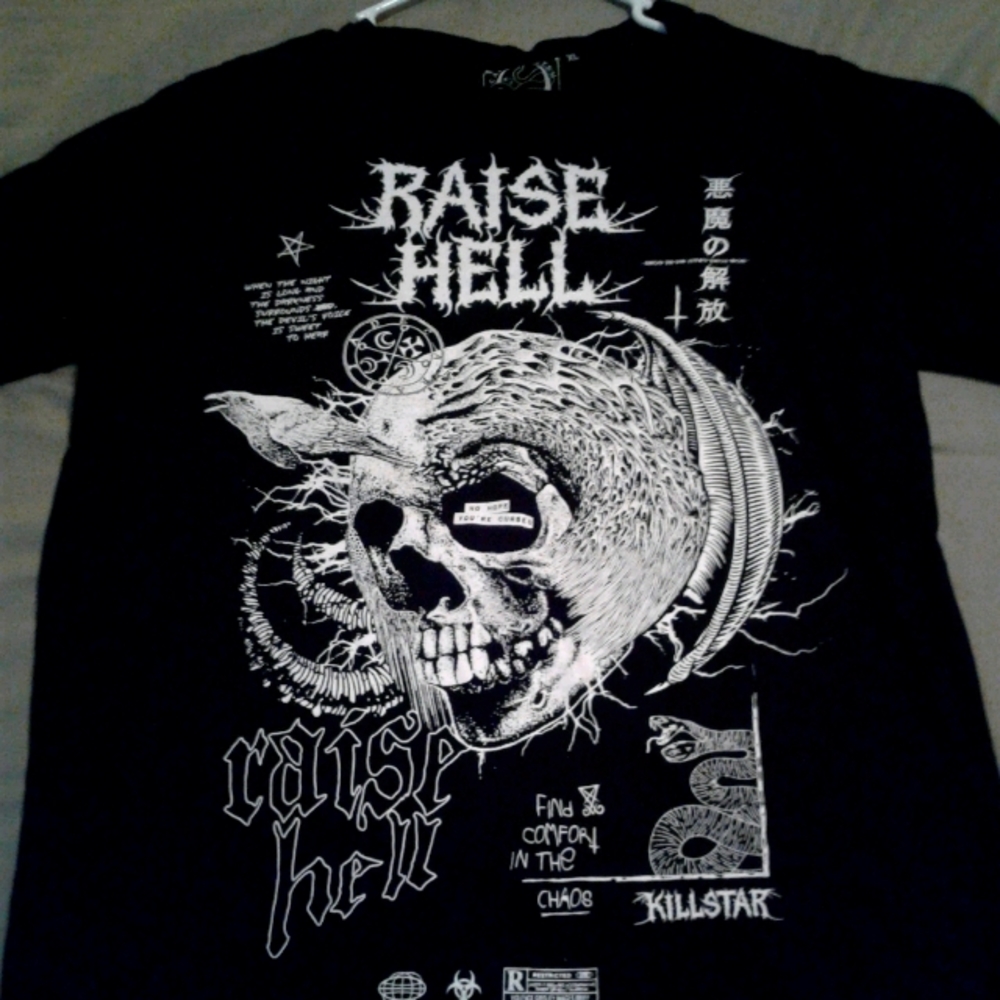Killstar "Raise Hell" Graphic Long Sleeve Tee